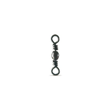 Jenzi goma-beads negro 6mm 