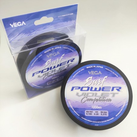 Monofilamento VEGA Surf Power Violet 1000 Mts.
