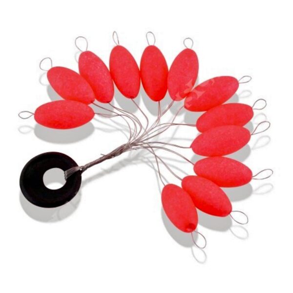 Flotante Oval con Tope ( Zun Zun ) Rojo Luminoso