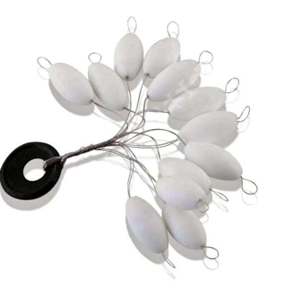 Flotante Oval con Tope ( Zun Zun ) Blanco Luminoso