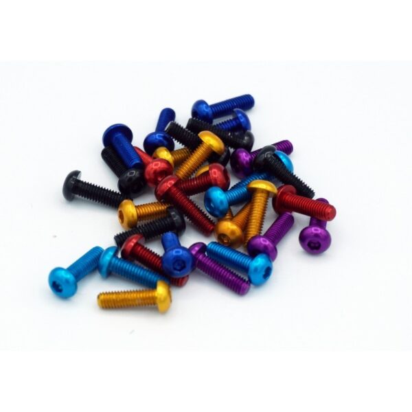 TORNILLOS PARA CARRETES DE PESCA M3X10 ALUMINIO (1UD.)