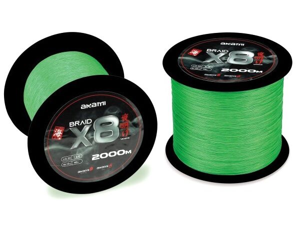 Hilo Trenzado Akami YOAKE 2000M Green