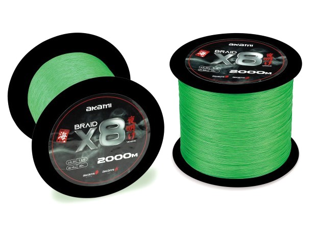 Hilo Trenzado Akami YOAKE 2000M Green
